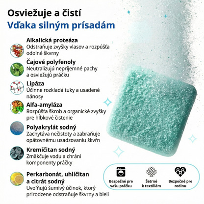 Profi čistič práčky – aktívne enzýmy